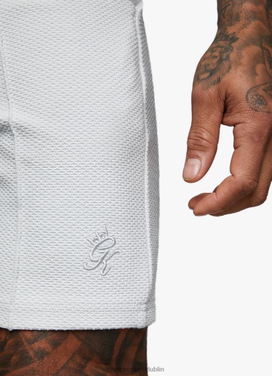 Gym King mężczyźni charakterystyczna, krótka tekstura TBB0Z147 odzież jasnoszary