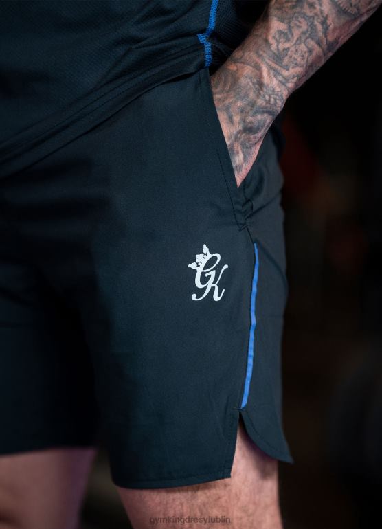 Gym King mężczyźni elastyczny krótki TBB0Z104 odzież czarny