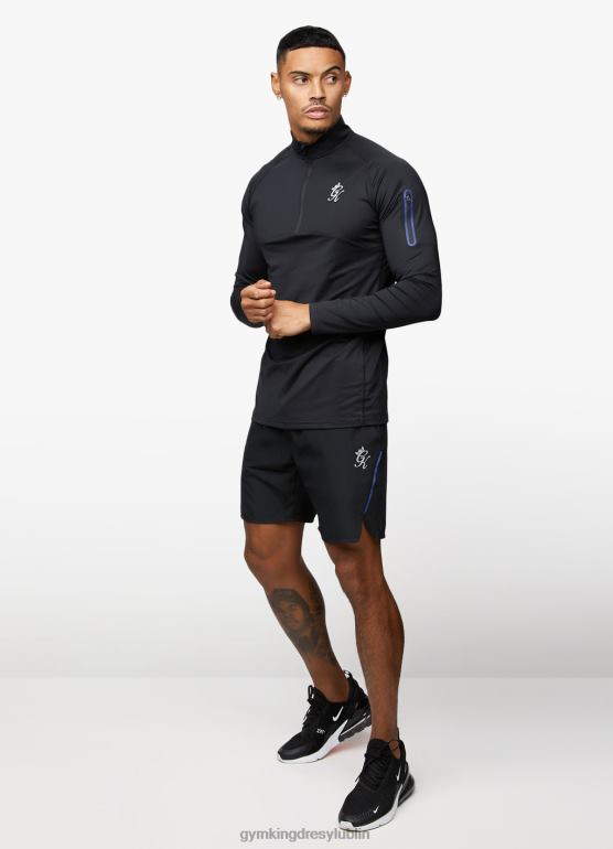 Gym King mężczyźni elastyczny krótki TBB0Z104 odzież czarny