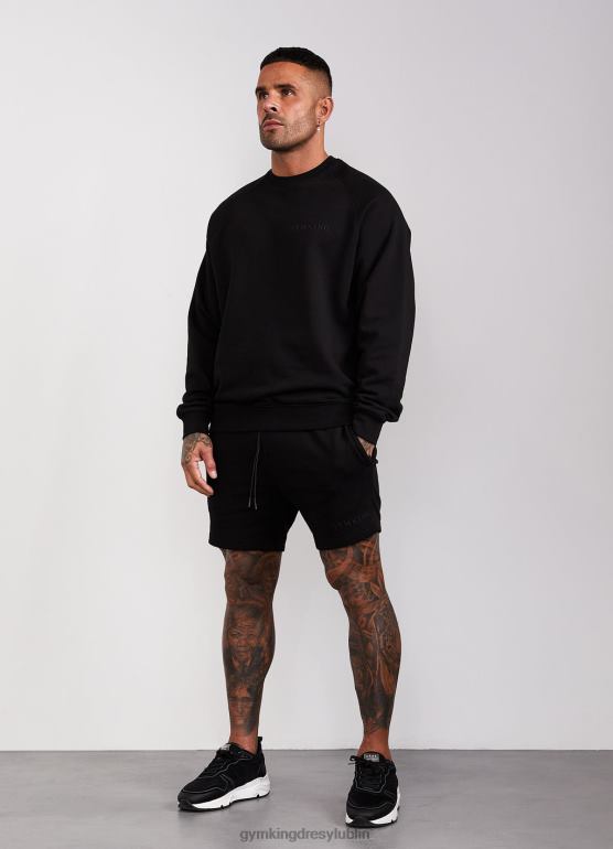 Gym King mężczyźni est. dziedzictwo krótkie TBB0Z109 odzież czarny