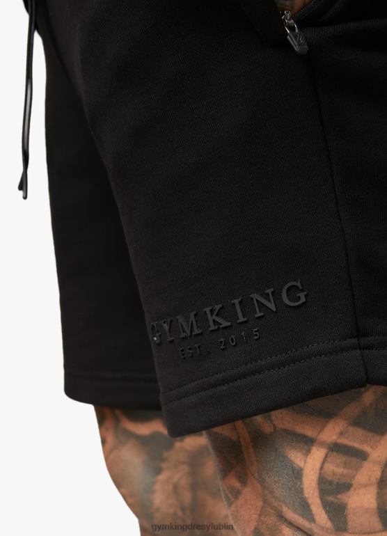 Gym King mężczyźni est. dziedzictwo krótkie TBB0Z109 odzież czarny