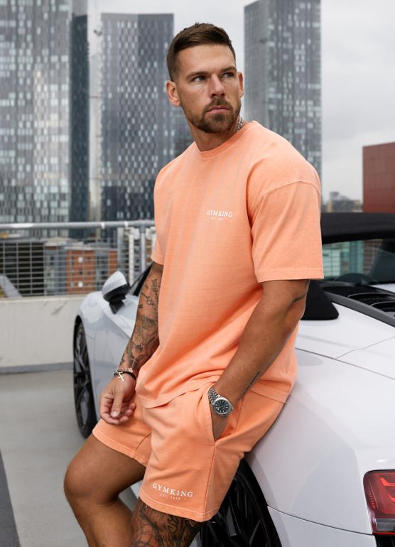 Gym King mężczyźni est. dziedzictwo krótkie TBB0Z92 odzież umyty koral