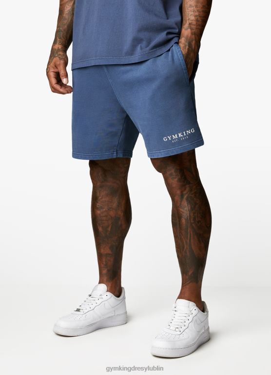 Gym King mężczyźni est. dziedzictwo krótkie TBB0Z94 odzież umyty indygo