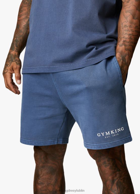Gym King mężczyźni est. dziedzictwo krótkie TBB0Z94 odzież umyty indygo