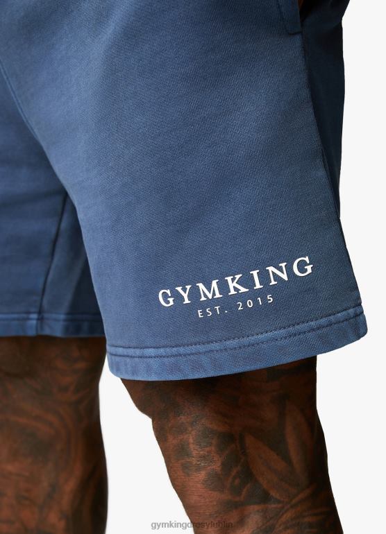Gym King mężczyźni est. dziedzictwo krótkie TBB0Z94 odzież umyty indygo