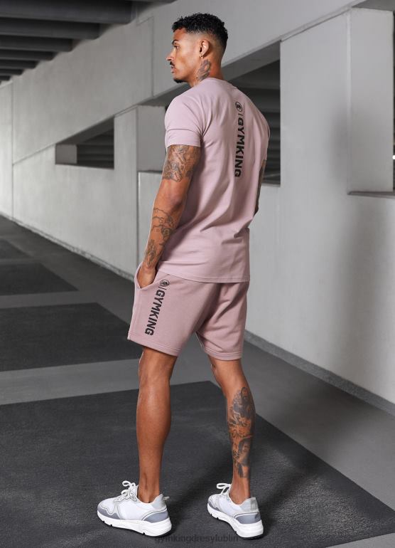 Gym King mężczyźni krótki aventus TBB0Z102 odzież ciemnofioletowy