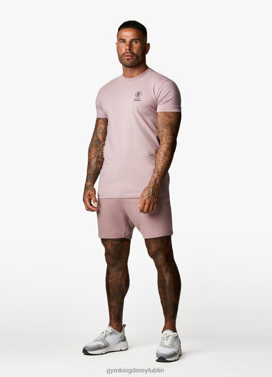 Gym King mężczyźni krótki aventus TBB0Z102 odzież ciemnofioletowy