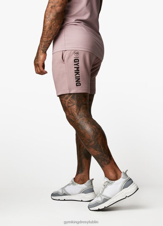 Gym King mężczyźni krótki aventus TBB0Z102 odzież ciemnofioletowy