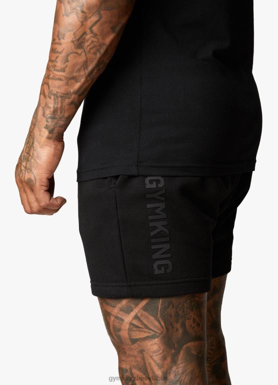 Gym King mężczyźni krótki aventus TBB0Z87 odzież czarny