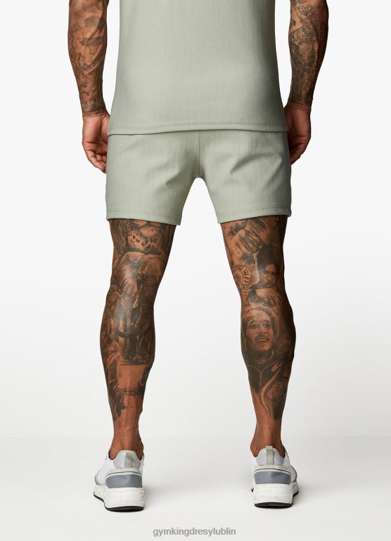 Gym King mężczyźni krótki, haftowany podpis TBB0Z116 odzież miękkie khaki
