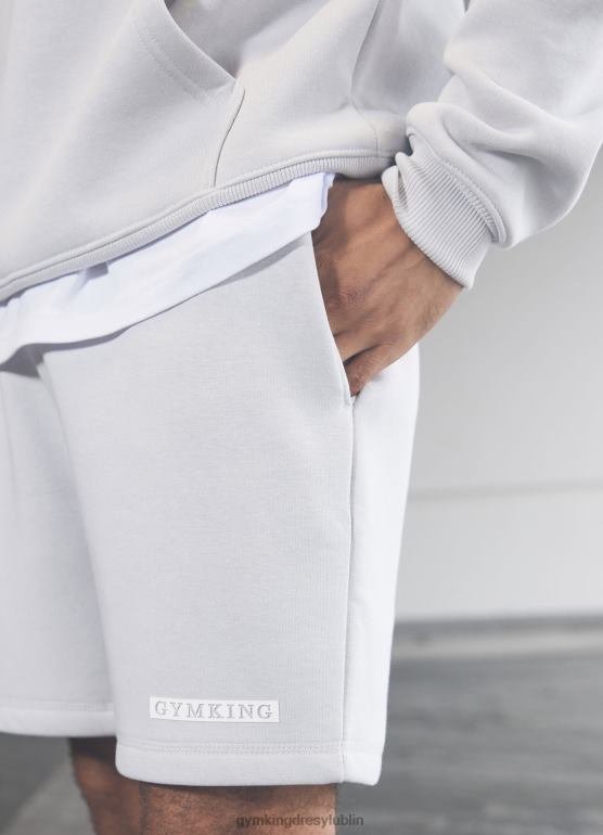 Gym King mężczyźni logo pudełka krótkie TBB0Z97 odzież jasnoszary