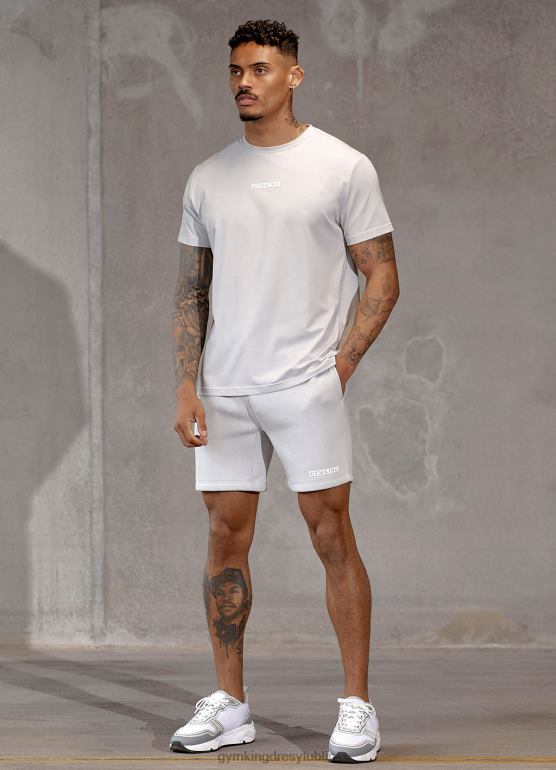 Gym King mężczyźni logo pudełka krótkie TBB0Z97 odzież jasnoszary