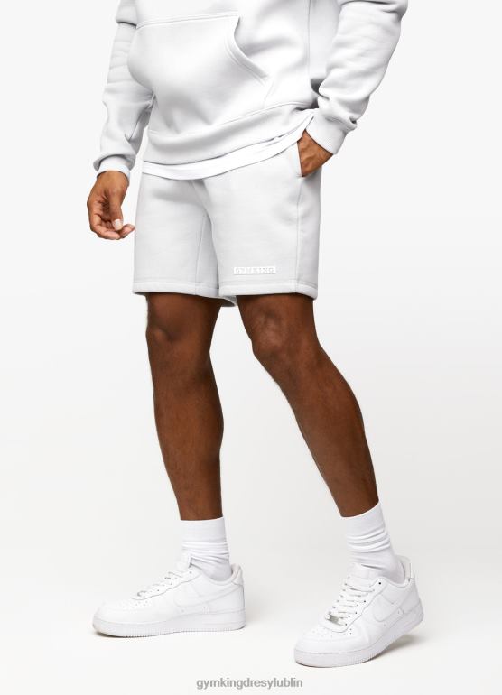 Gym King mężczyźni logo pudełka krótkie TBB0Z97 odzież jasnoszary