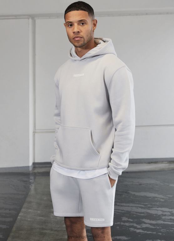 Gym King mężczyźni logo pudełka krótkie TBB0Z97 odzież jasnoszary