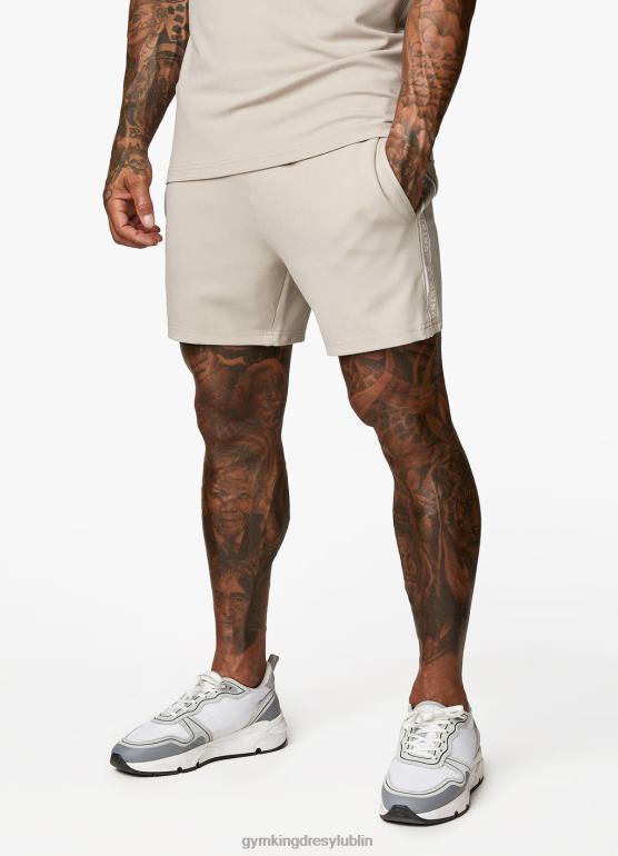 Gym King mężczyźni podpis krótko przyklejony TBB0Z130 odzież piasek