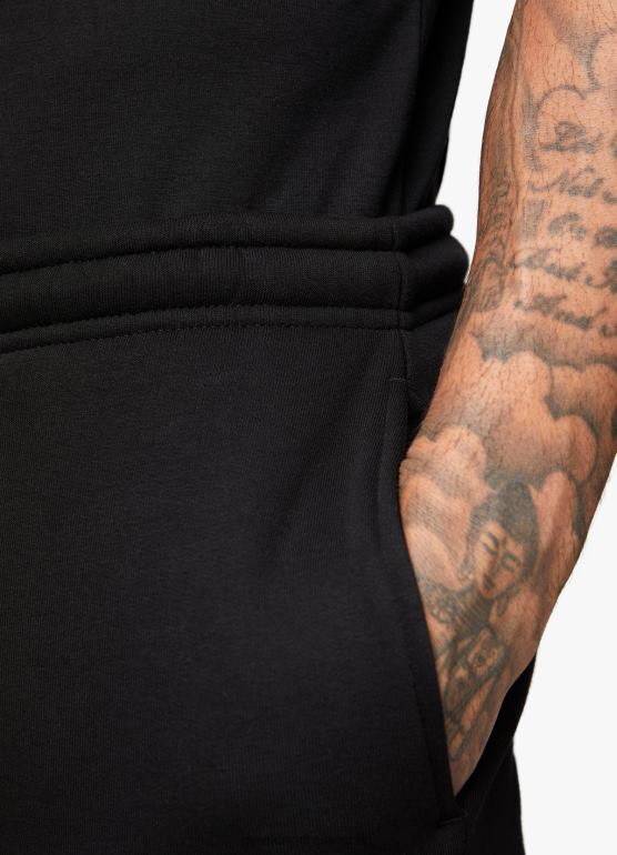 Gym King mężczyźni podstawowe krótkie polary TBB0Z100 odzież czarny