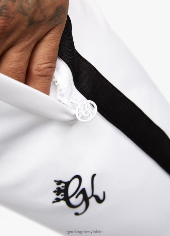 Gym King mężczyźni rdzeń plus poli krótki TBB0Z127 odzież biały