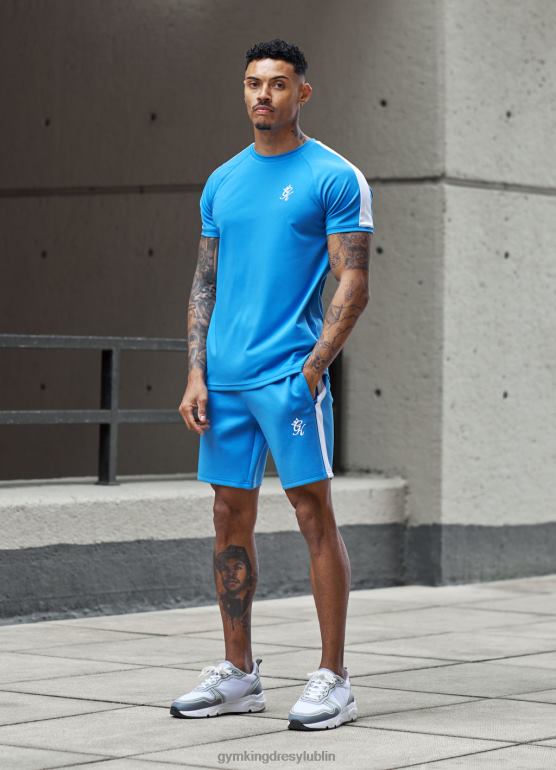 Gym King mężczyźni rdzeń plus poli krótki TBB0Z138 odzież azurowy niebieski