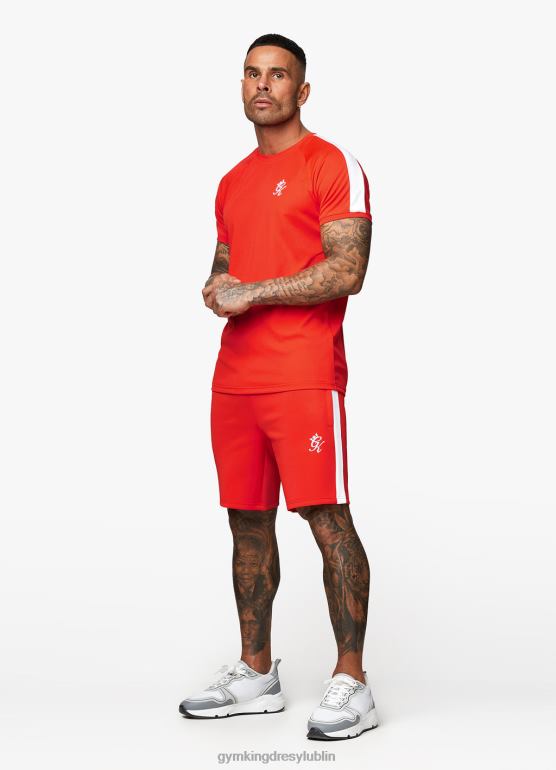 Gym King mężczyźni rdzeń plus poli krótki TBB0Z141 odzież chili czerwone