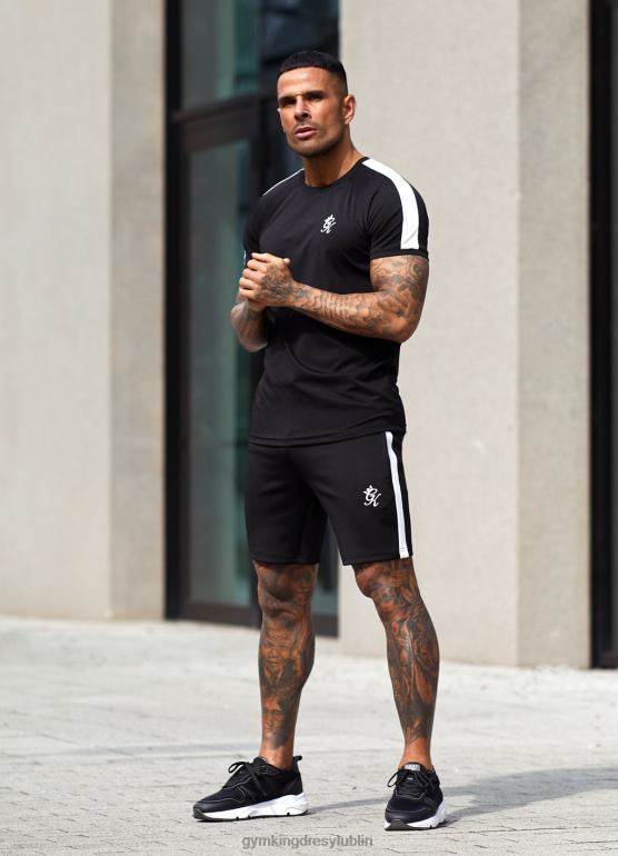 Gym King mężczyźni rdzeń plus poli krótki TBB0Z83 odzież czarny