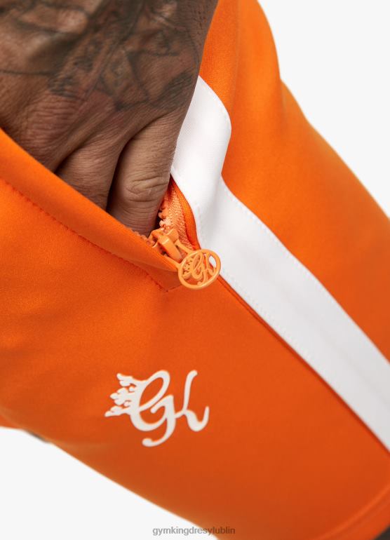 Gym King mężczyźni rdzeń + poli krótki TBB0Z152 odzież pomarańcza satsuma