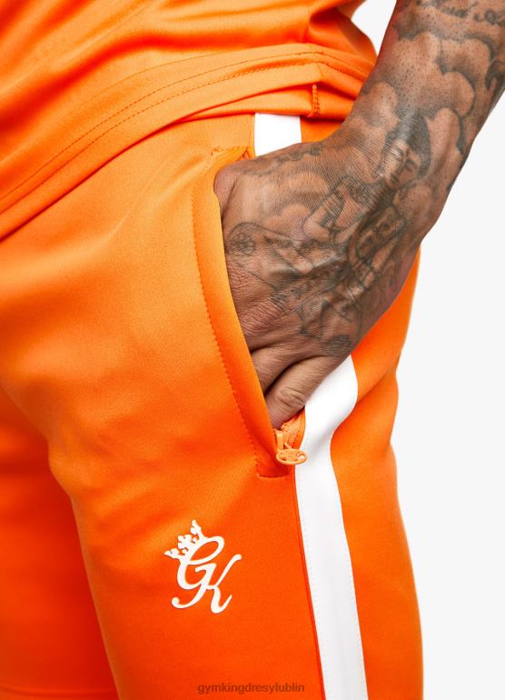 Gym King mężczyźni rdzeń + poli krótki TBB0Z152 odzież pomarańcza satsuma