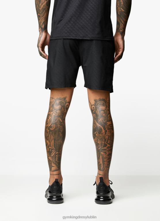 Gym King mężczyźni wytłoczony krótki energii - 6'' TBB0Z89 odzież czarny ok