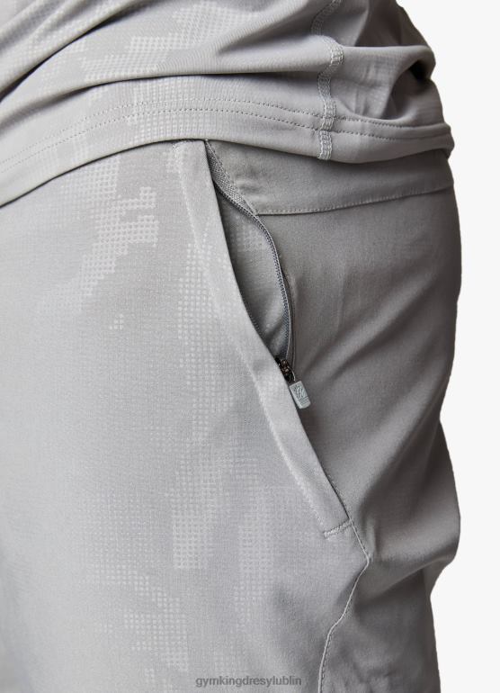 Gym King mężczyźni wytłoczony krótki kamuflaż 5'' TBB0Z105 odzież mętny szary