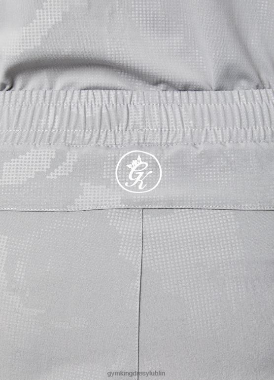 Gym King mężczyźni wytłoczony krótki kamuflaż 5'' TBB0Z105 odzież mętny szary