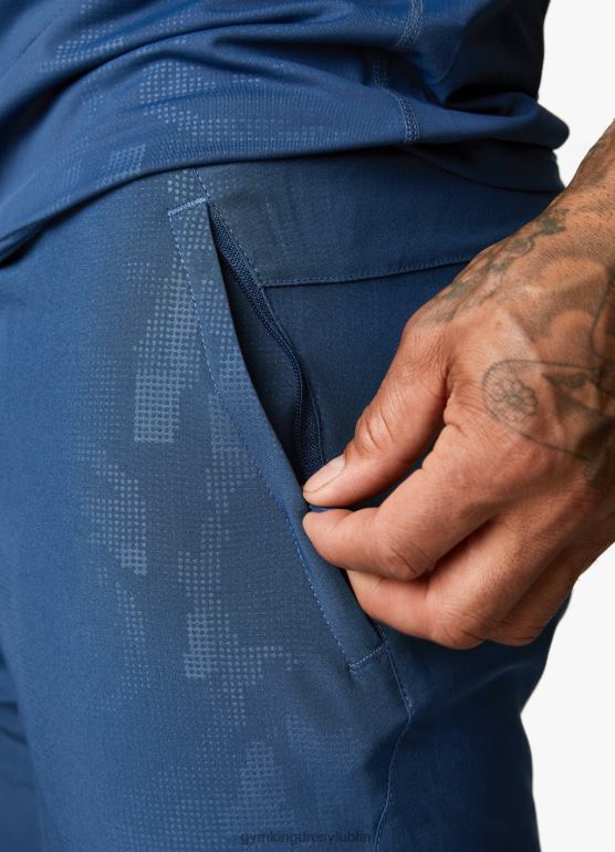 Gym King mężczyźni wytłoczony krótki kamuflaż 5'' TBB0Z106 odzież błękit księżyca