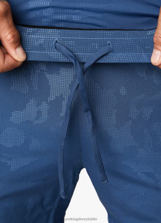 Gym King mężczyźni wytłoczony krótki kamuflaż 5'' TBB0Z106 odzież błękit księżyca