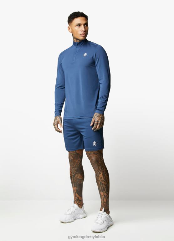 Gym King mężczyźni Lejek zapinany na zamek 365 1/4 TBB0Z191 odzież błękit księżyca