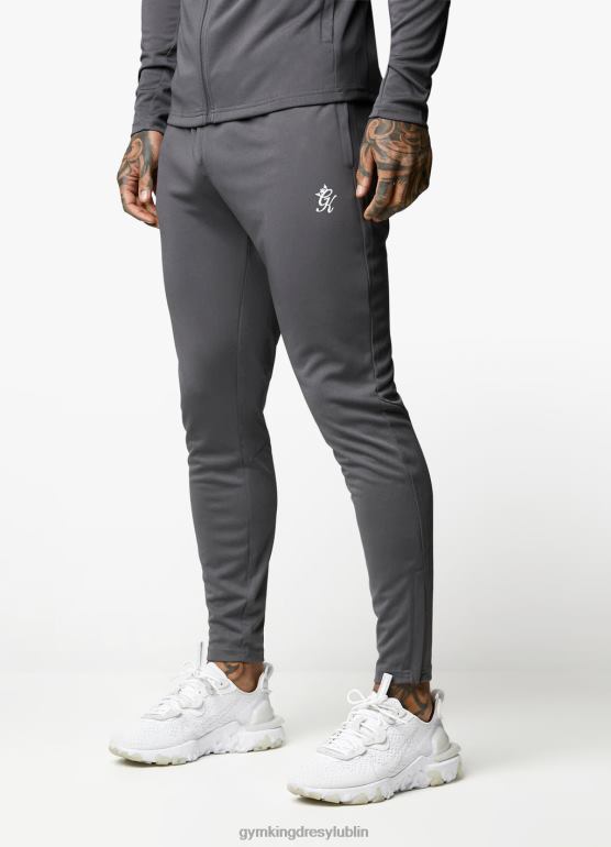 Gym King mężczyźni Lekkie spodnie treningowe 365 TBB0Z178 odzież grafit