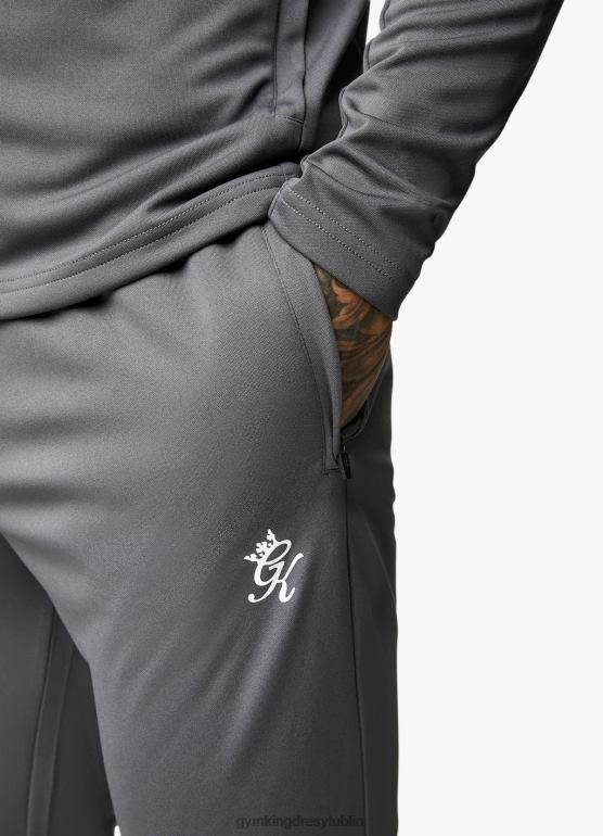 Gym King mężczyźni Lekkie spodnie treningowe 365 TBB0Z178 odzież grafit
