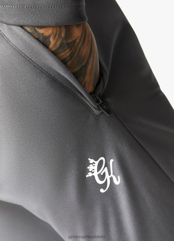 Gym King mężczyźni Lekkie spodnie treningowe 365 TBB0Z178 odzież grafit