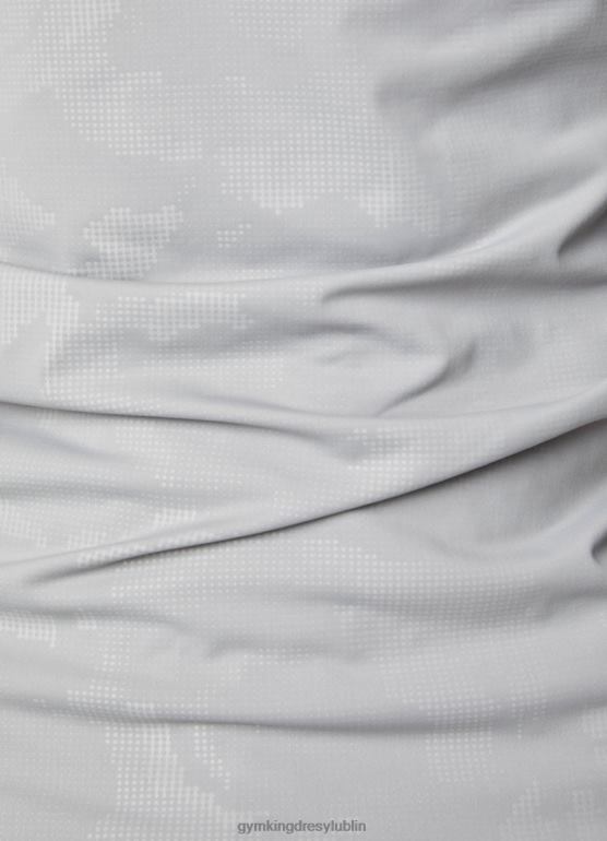 Gym King mężczyźni Wytłoczony lejek z zamkiem błyskawicznym w kolorze camo 1/4 TBB0Z172 odzież mętny szary