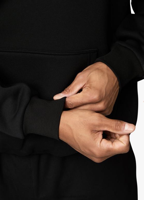 Gym King mężczyźni kaptur działu szkoleniowego TBB0Z186 odzież Czarny czerwony