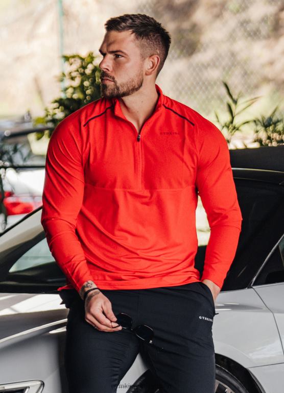 Gym King mężczyźni lejek powstania TBB0Z194 odzież czerwony pośpiech