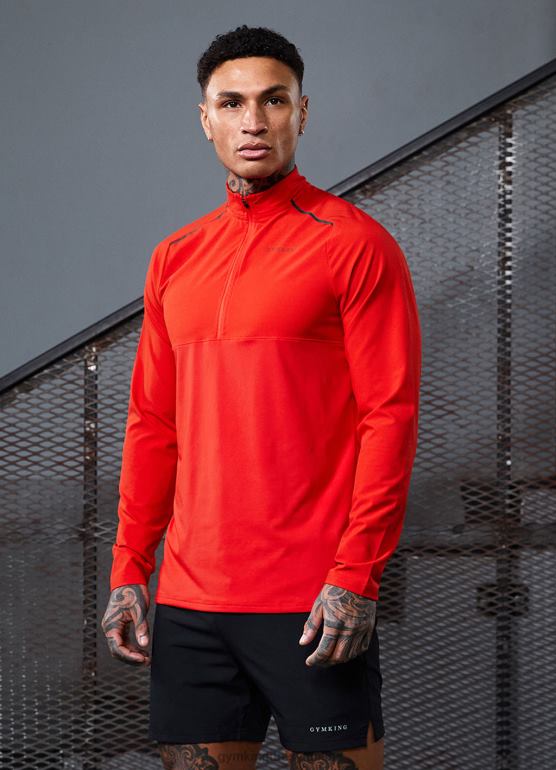 Gym King mężczyźni lejek powstania TBB0Z194 odzież czerwony pośpiech