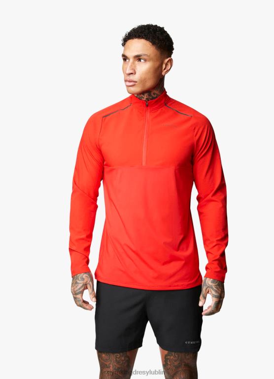 Gym King mężczyźni lejek powstania TBB0Z194 odzież czerwony pośpiech