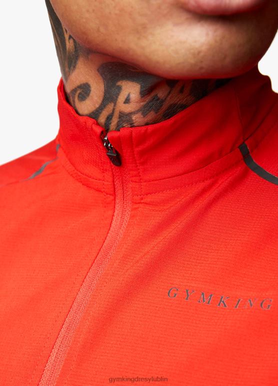 Gym King mężczyźni lejek powstania TBB0Z194 odzież czerwony pośpiech