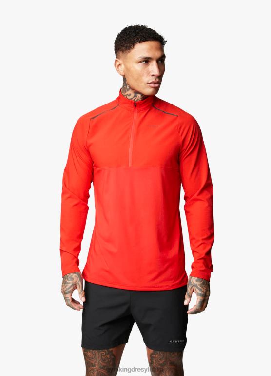 Gym King mężczyźni lejek powstania TBB0Z194 odzież czerwony pośpiech