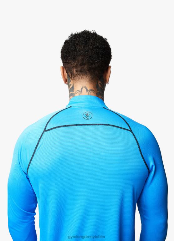 Gym King mężczyźni motywuj lejek w paski TBB0Z187 odzież francuski niebieski