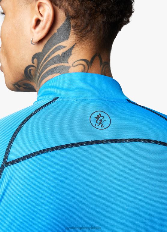 Gym King mężczyźni motywuj lejek w paski TBB0Z187 odzież francuski niebieski