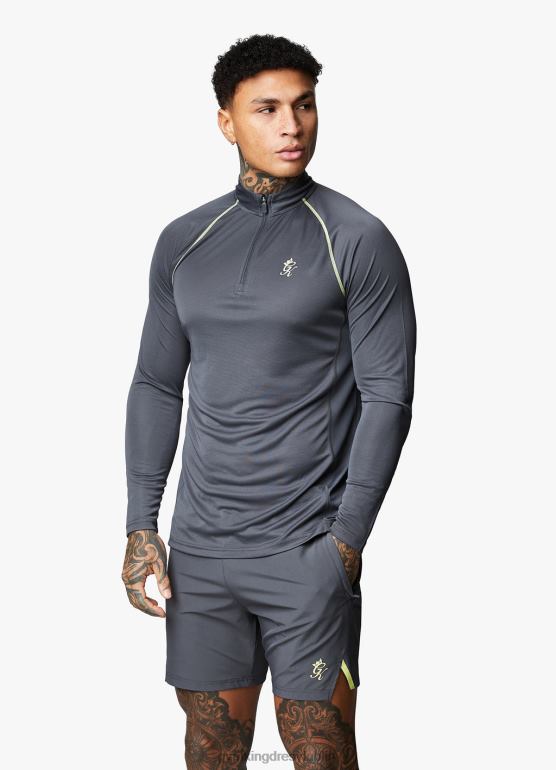 Gym King mężczyźni motywuj lejek w paski TBB0Z188 odzież grafit