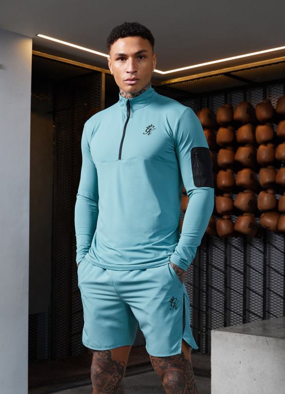 Gym King mężczyźni przewódlejek zapinany na zamek TBB0Z199 odzież niebieski