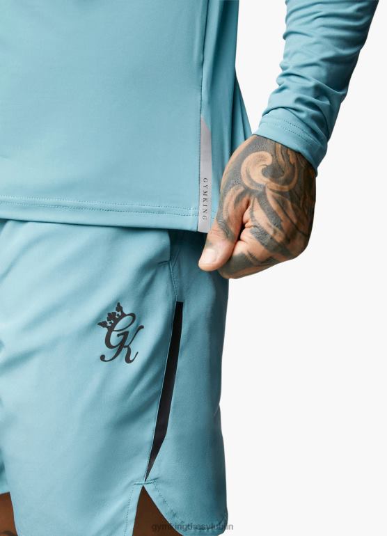 Gym King mężczyźni przewódlejek zapinany na zamek TBB0Z199 odzież niebieski