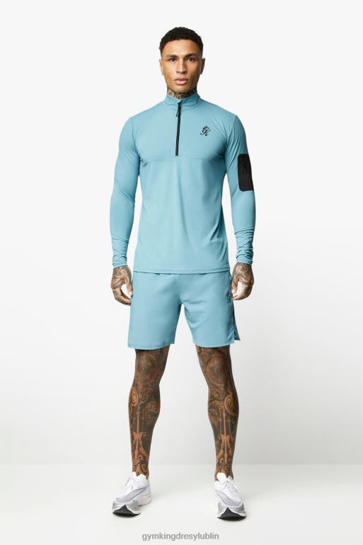 Gym King mężczyźni przewódlejek zapinany na zamek TBB0Z199 odzież niebieski