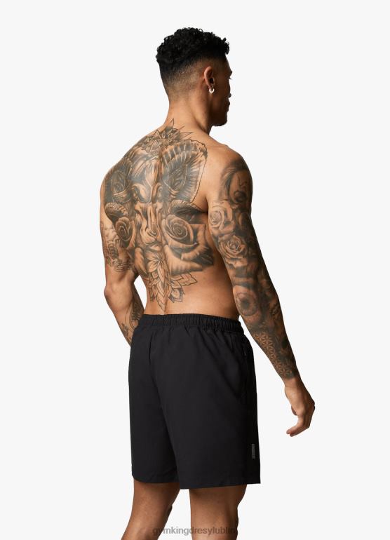 Gym King mężczyźni bunt, pływaj krótko 5'' TBB0Z165 odzież czarny