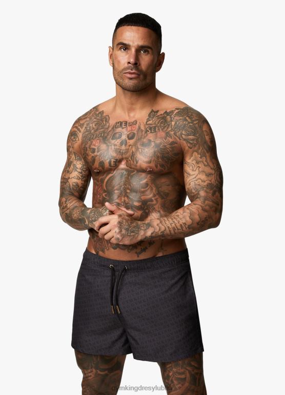 Gym King mężczyźni przystań krótka 4'' TBB0Z163 odzież czarny ok